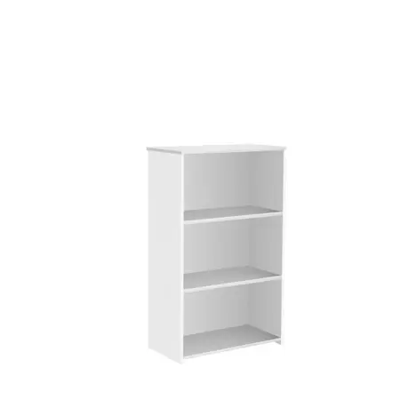 Bookcase (Solid Back Panels) - 1200 - White